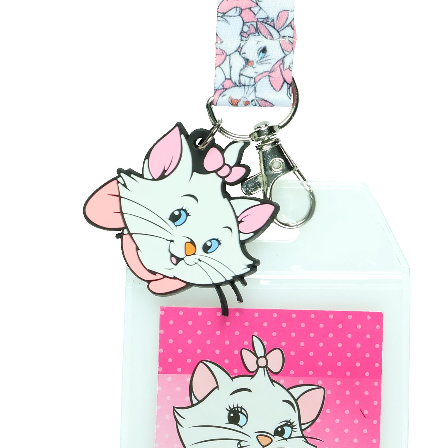 Disney Aristocats Marie Because I'm a Lady Breakaway Lanyard ID Badge Holder