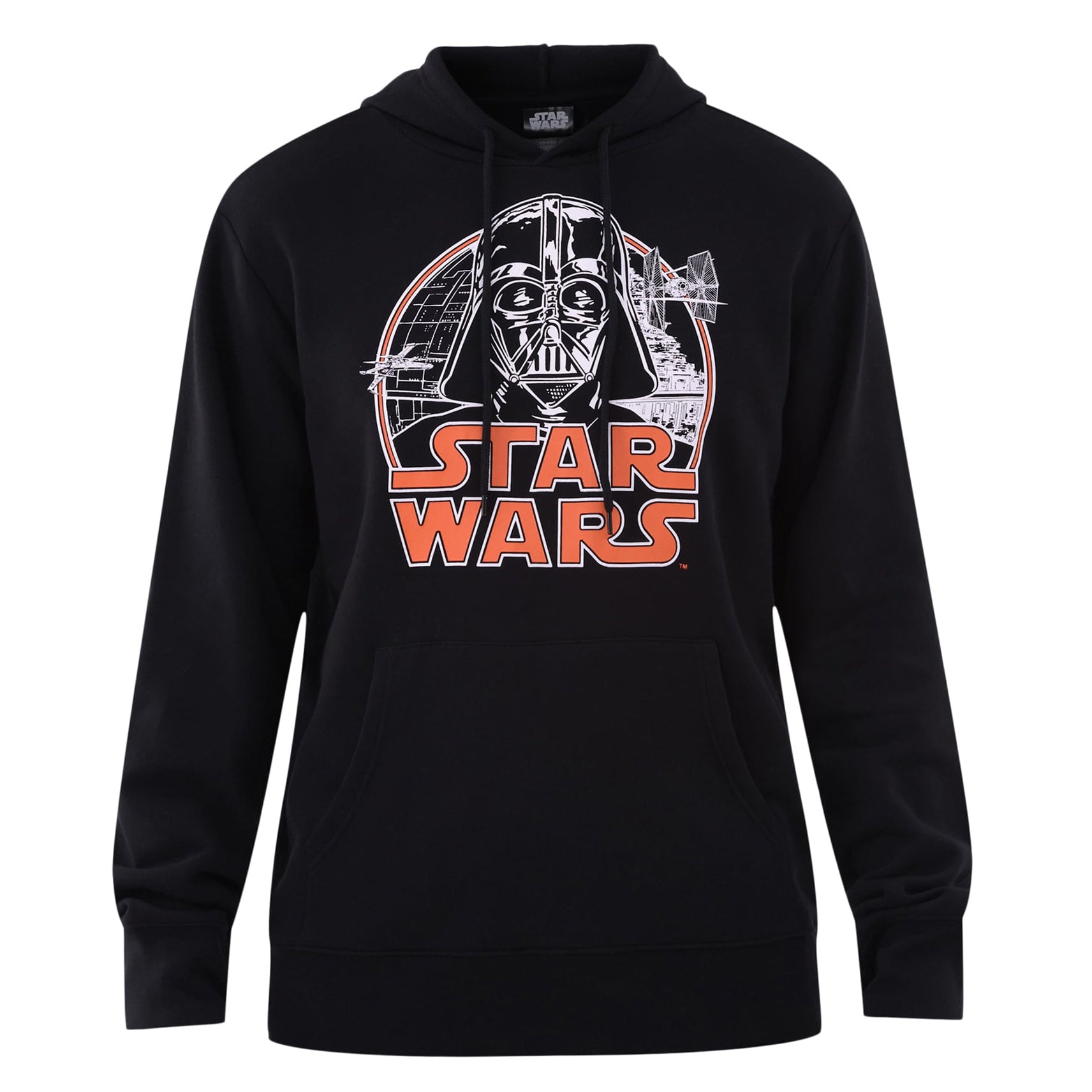 Star Wars Darth Vader Hoodie Men's Sketch Design Logo Pullover Sweatshirt