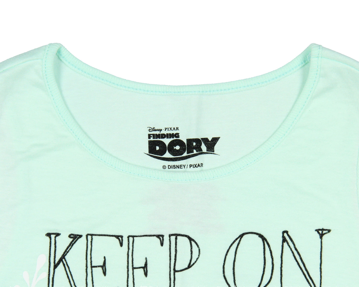 Disney Girl's Finding Dory Keep On Swimming Kids Sleeveless Tank Top