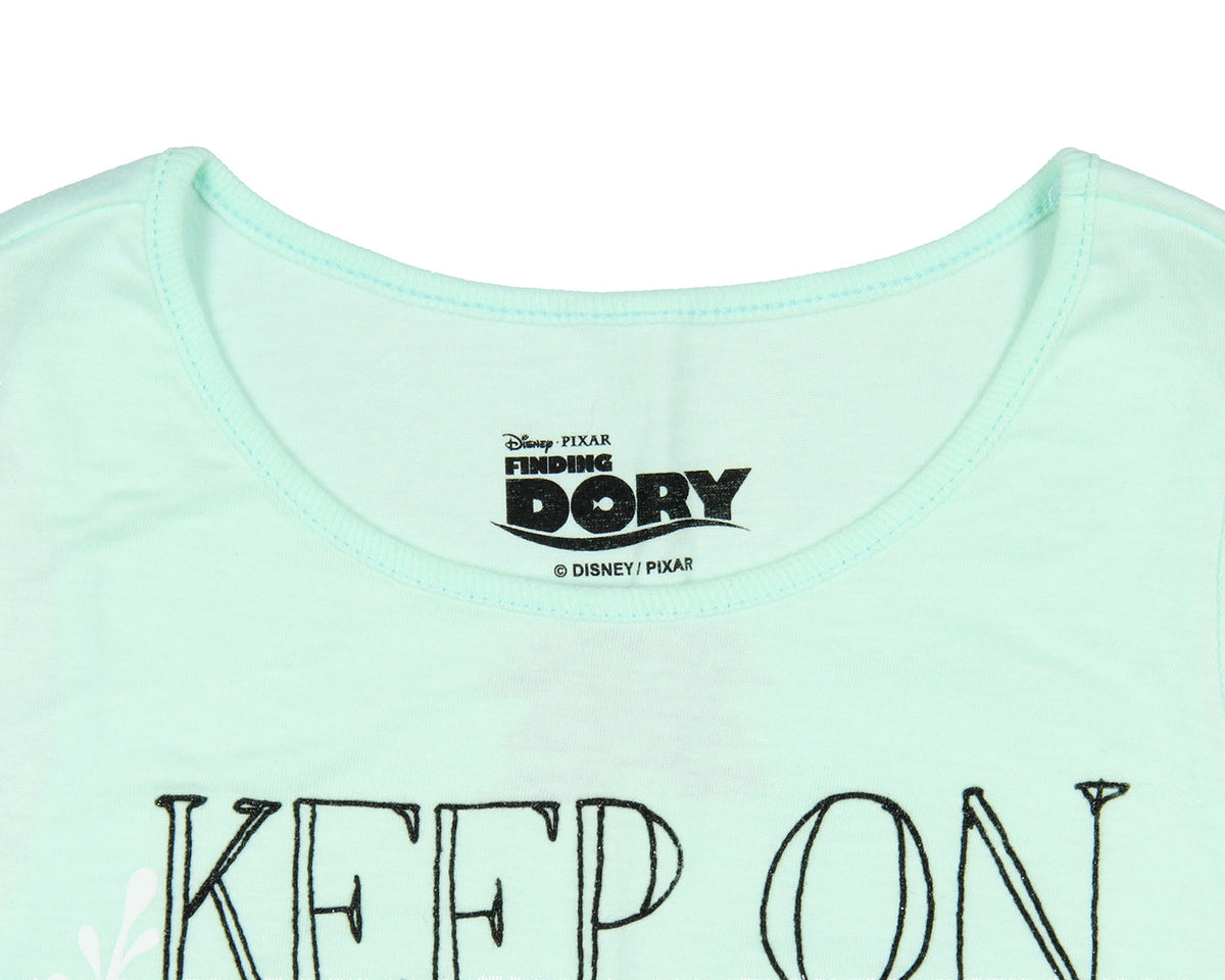 Disney Girl's Finding Dory Keep On Swimming Kids Sleeveless Tank Top