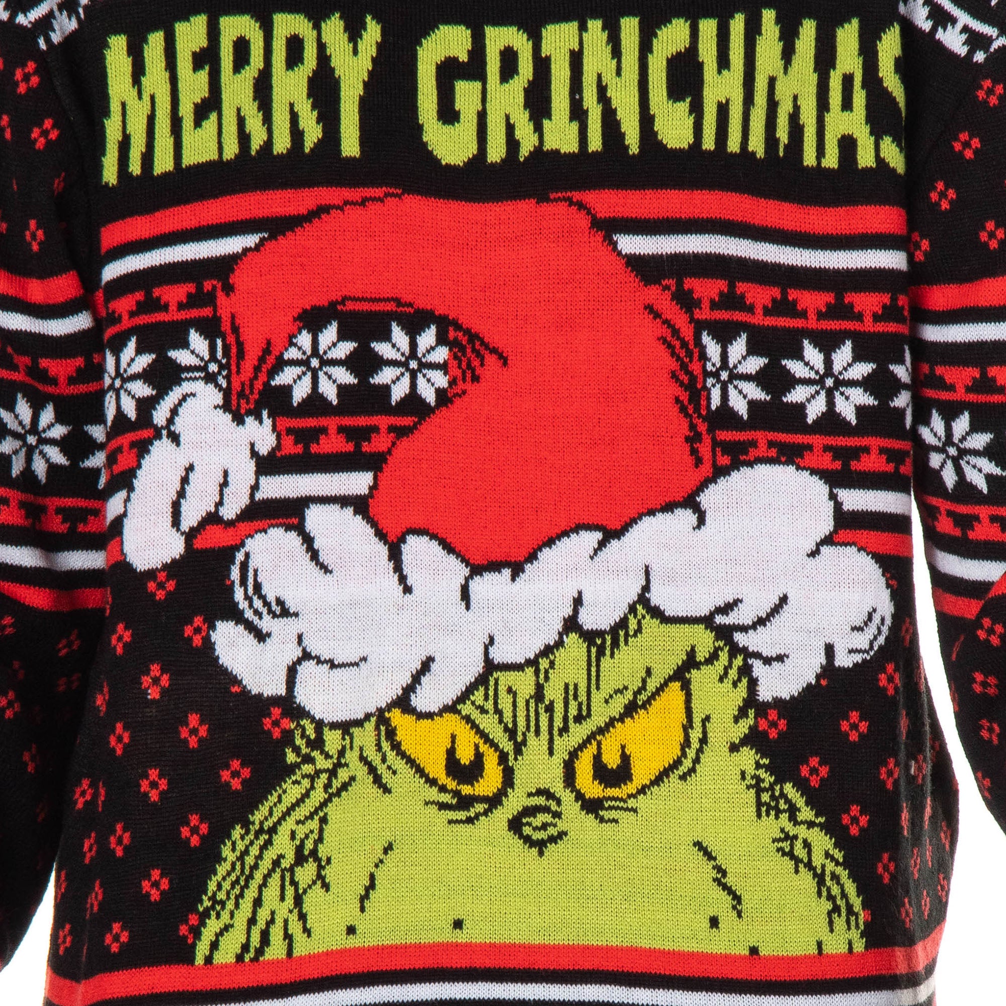 Dr. Seuss The Grinch Ugly Sweater Christmas Kid's Merry Grinchmas Pullover