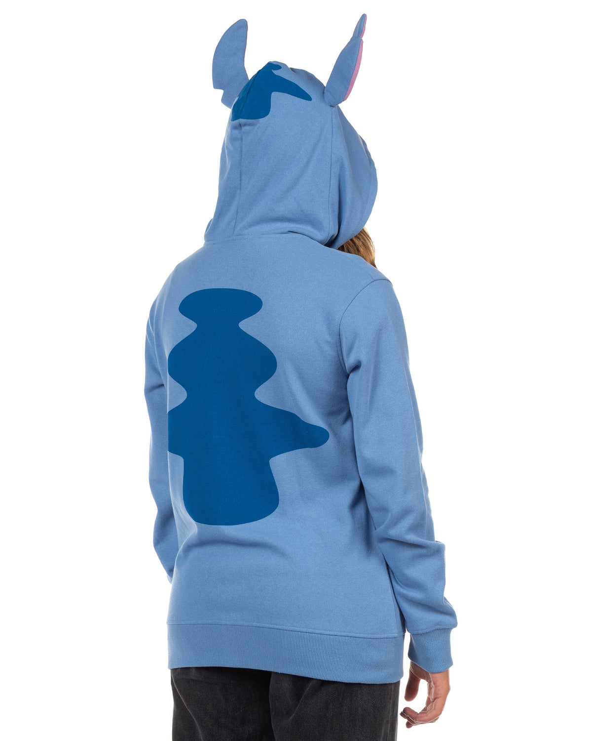 Disney Women's Lilo & Stitch I Am Stitch Costume Sweatshirt Zip Hoodie