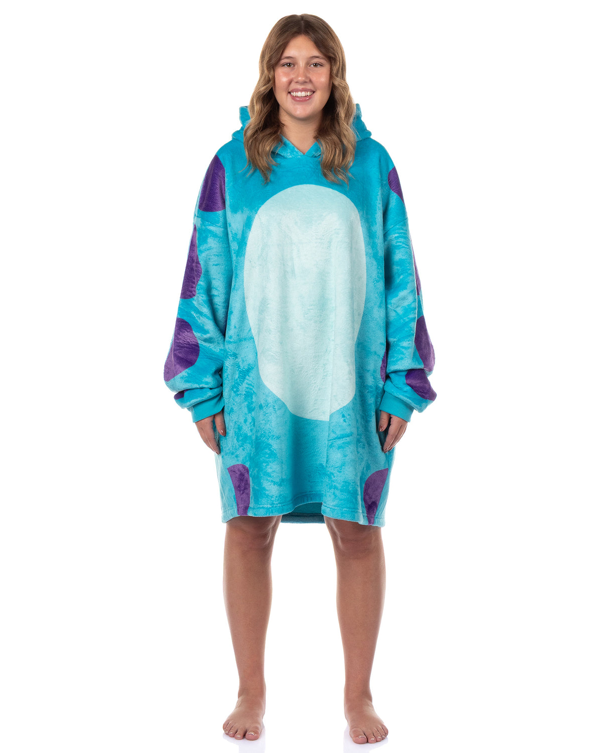 Disney Monsters Inc I Am Sulley Adult Wearable Blanket Hoodie Oversized OSFM