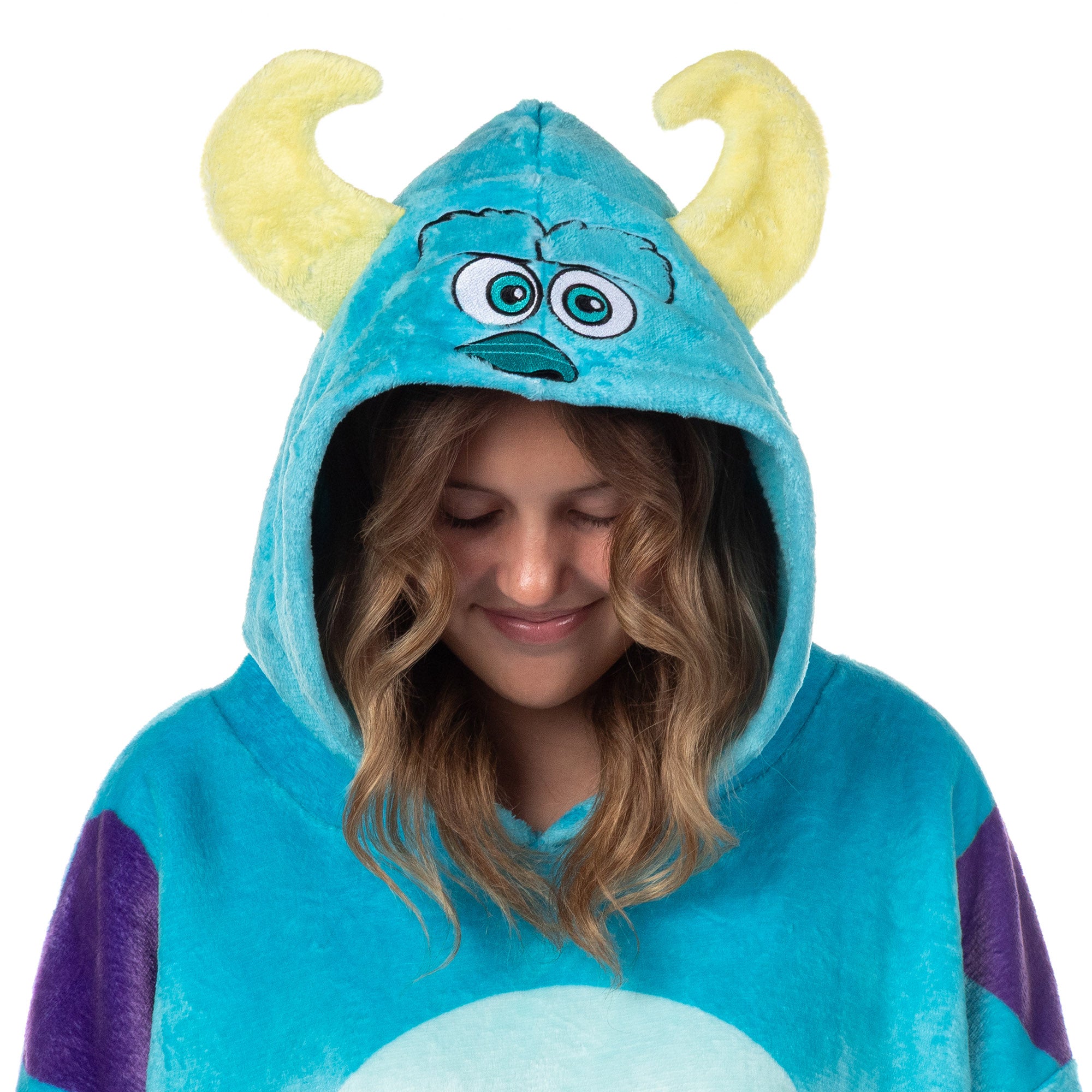 Disney Monsters Inc I Am Sulley Adult Wearable Blanket Hoodie Oversized OSFM