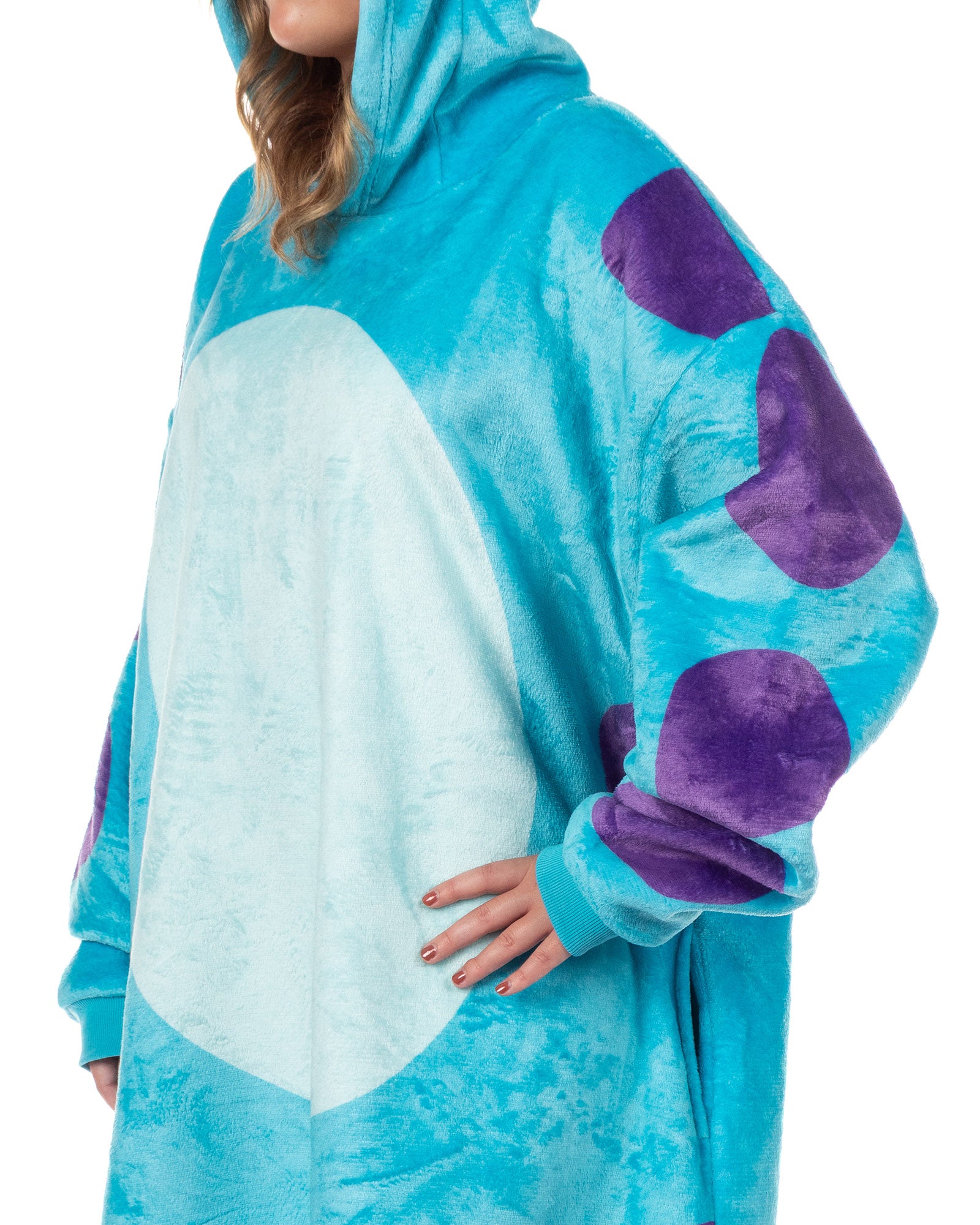 Disney Monsters Inc I Am Sulley Adult Wearable Blanket Hoodie Oversized OSFM