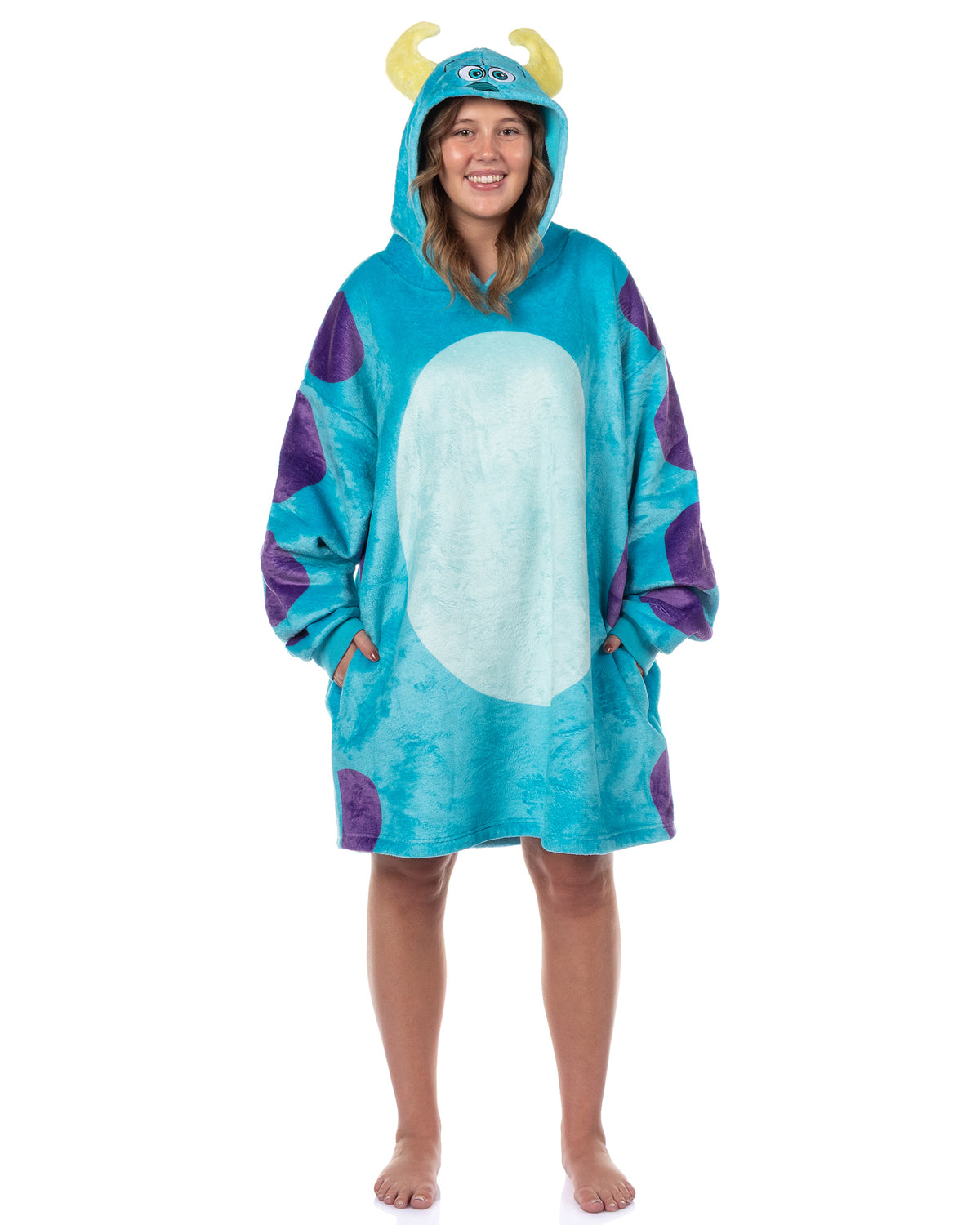 Disney Monsters Inc I Am Sulley Adult Wearable Blanket Hoodie Oversized OSFM