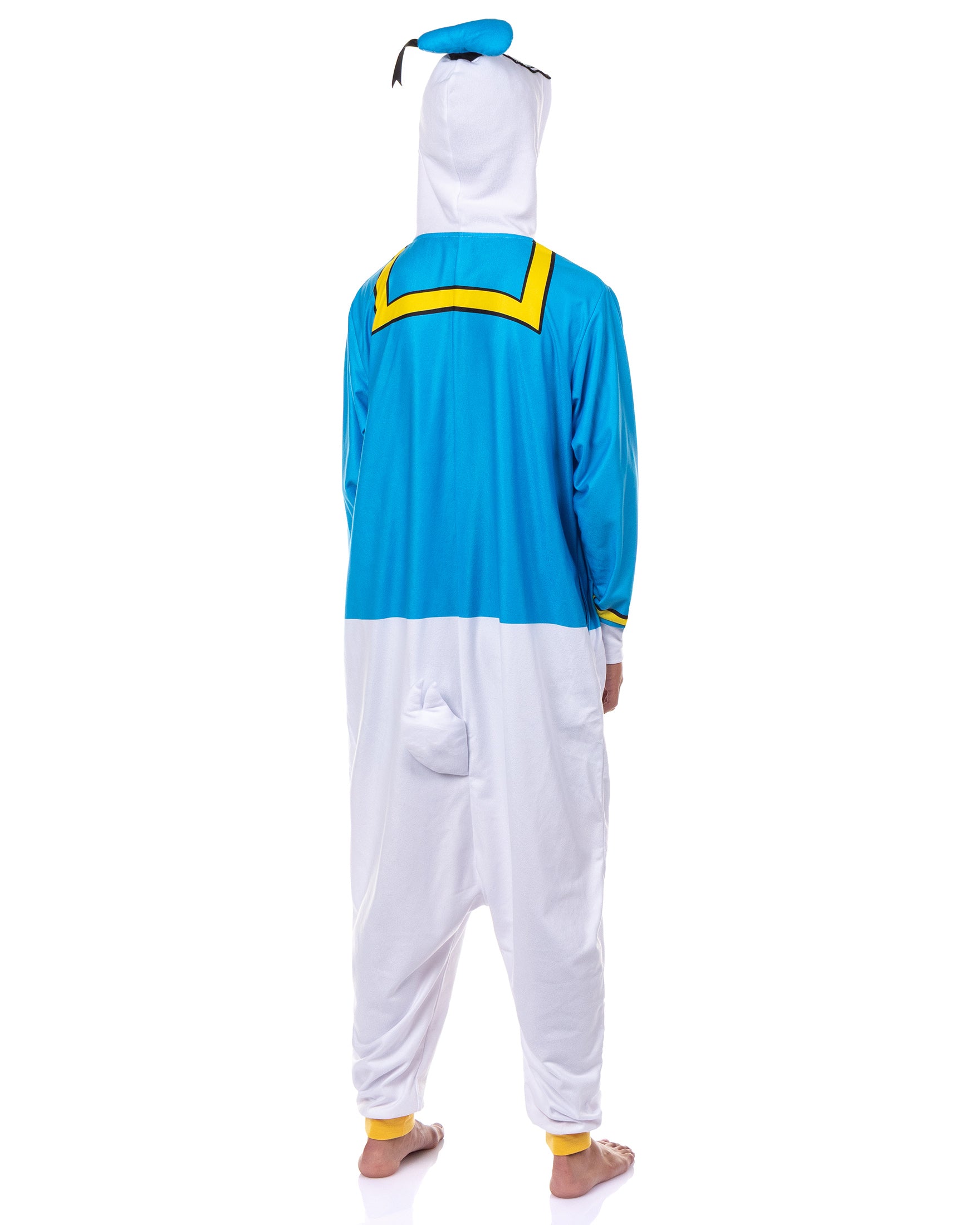 Disney Donald Duck Union Suit Adult Kigurumi Hooded One Piece Pajama