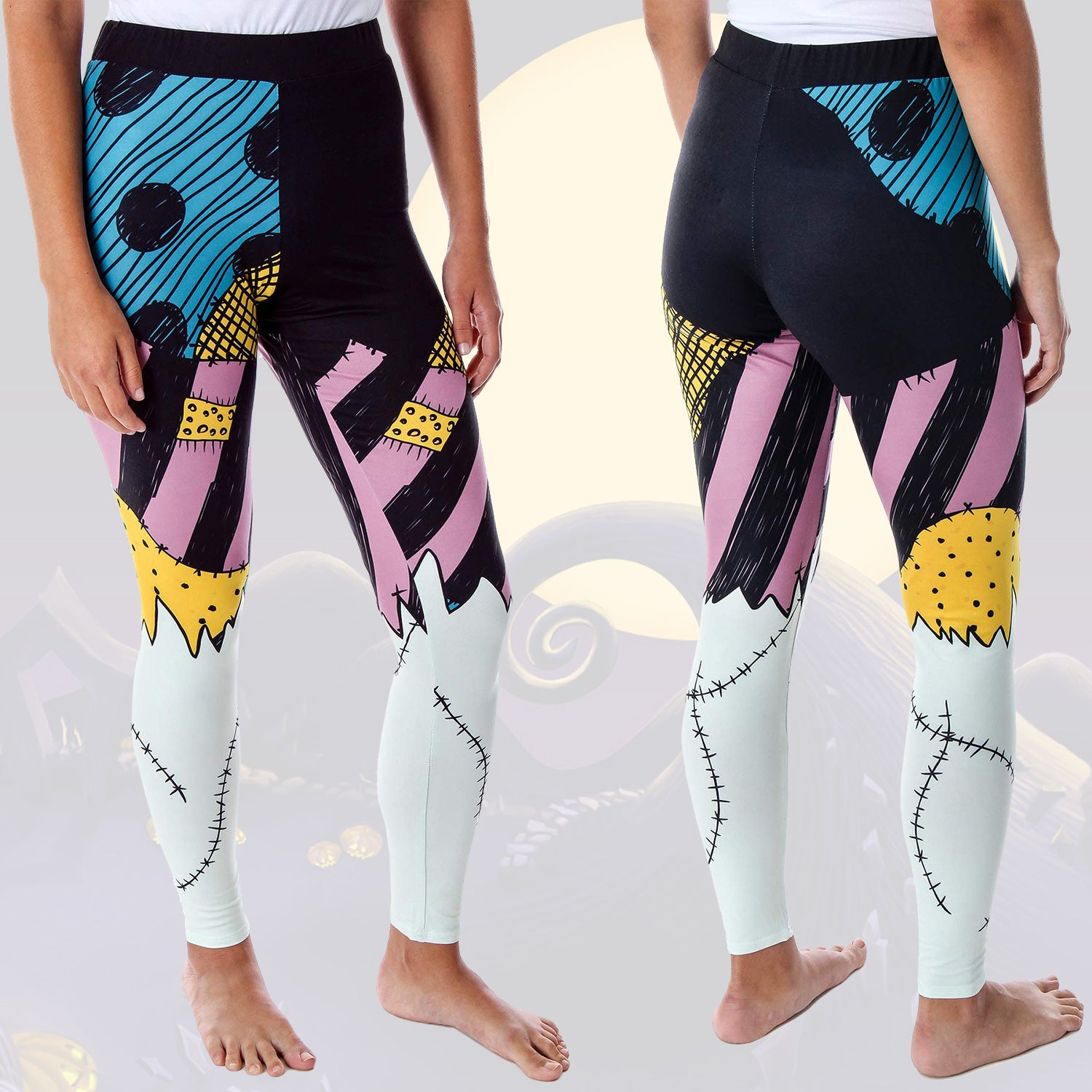 The Nightmare Before Christmas Women's I Am Sally Rag Doll Costume Leggings