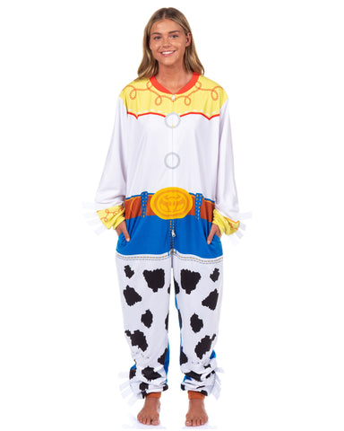 Disney Toy Story Union Suit Women's Jessie Costume One-Piece Pajama