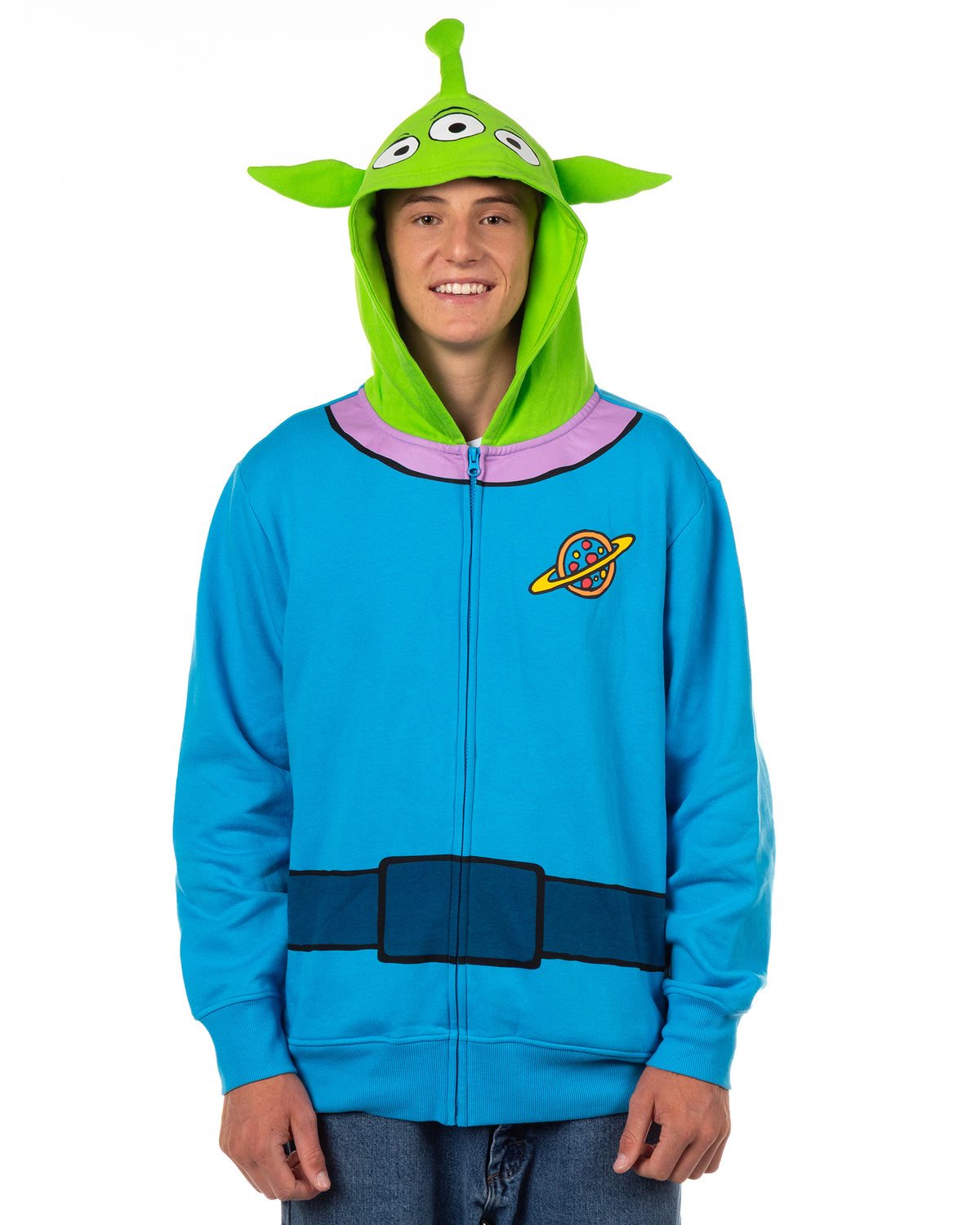 Disney Toy Story Hoodie Men's Pizza Planet Alien Hooded Costume Sweatshirt