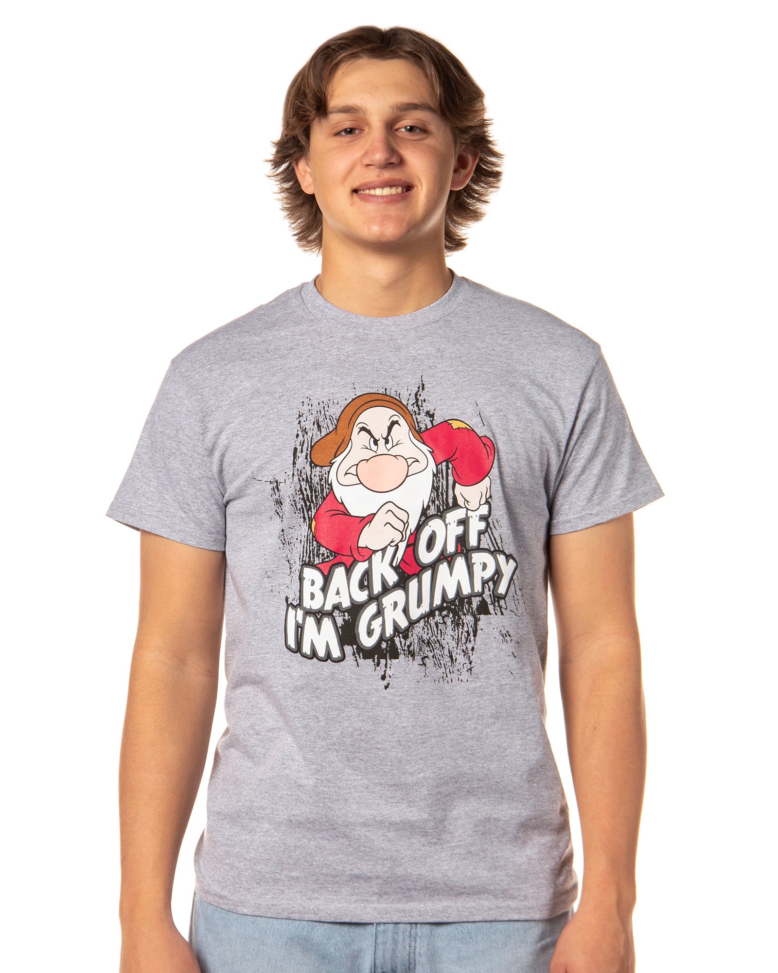 Disney Men's Snow White and the Seven Dwarfs Back Off I'm Grumpy T-Shirt