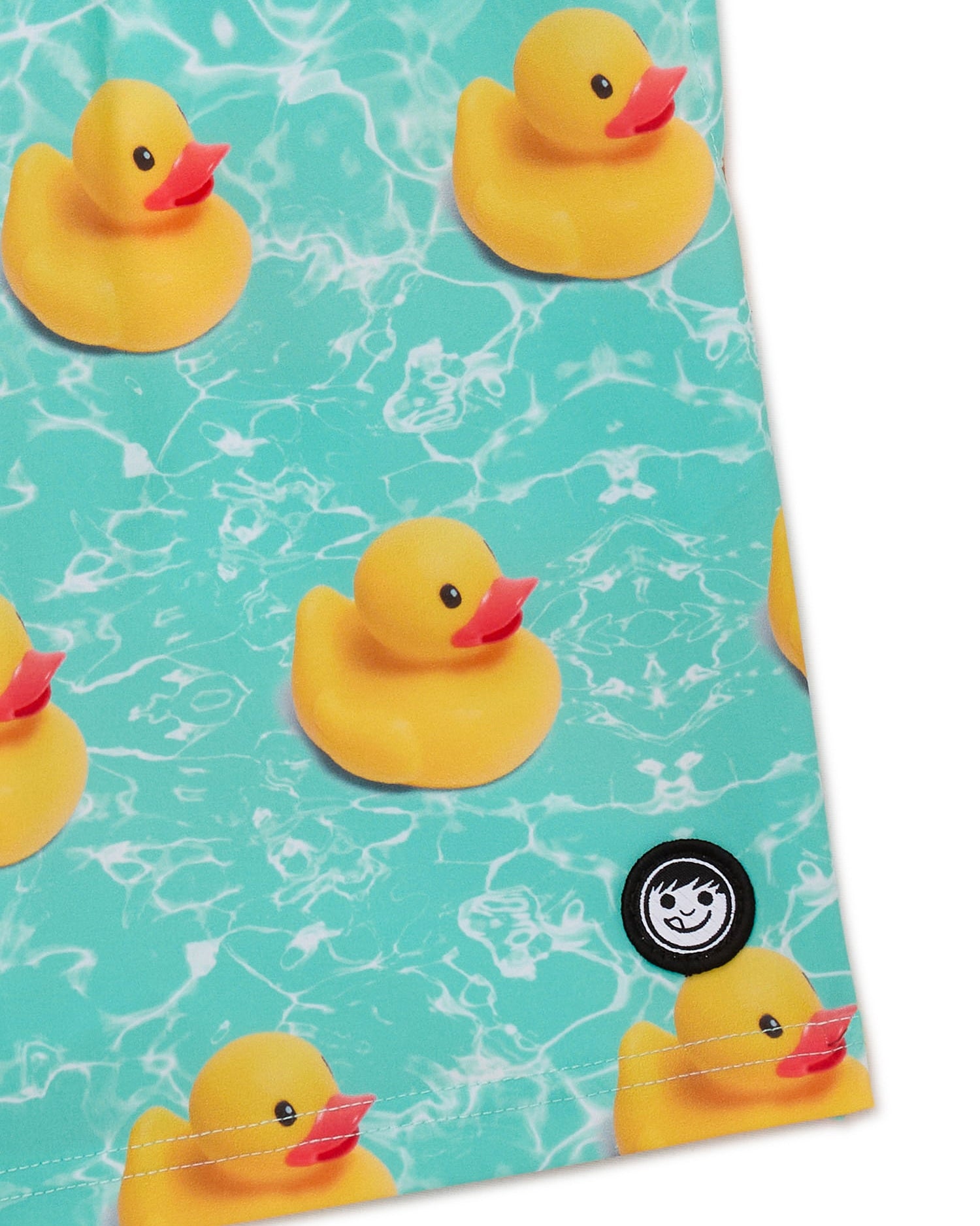 NEFF Swimsuit Men's Rubber Ducky Water Ripple 19" Hot Tub Board Shorts