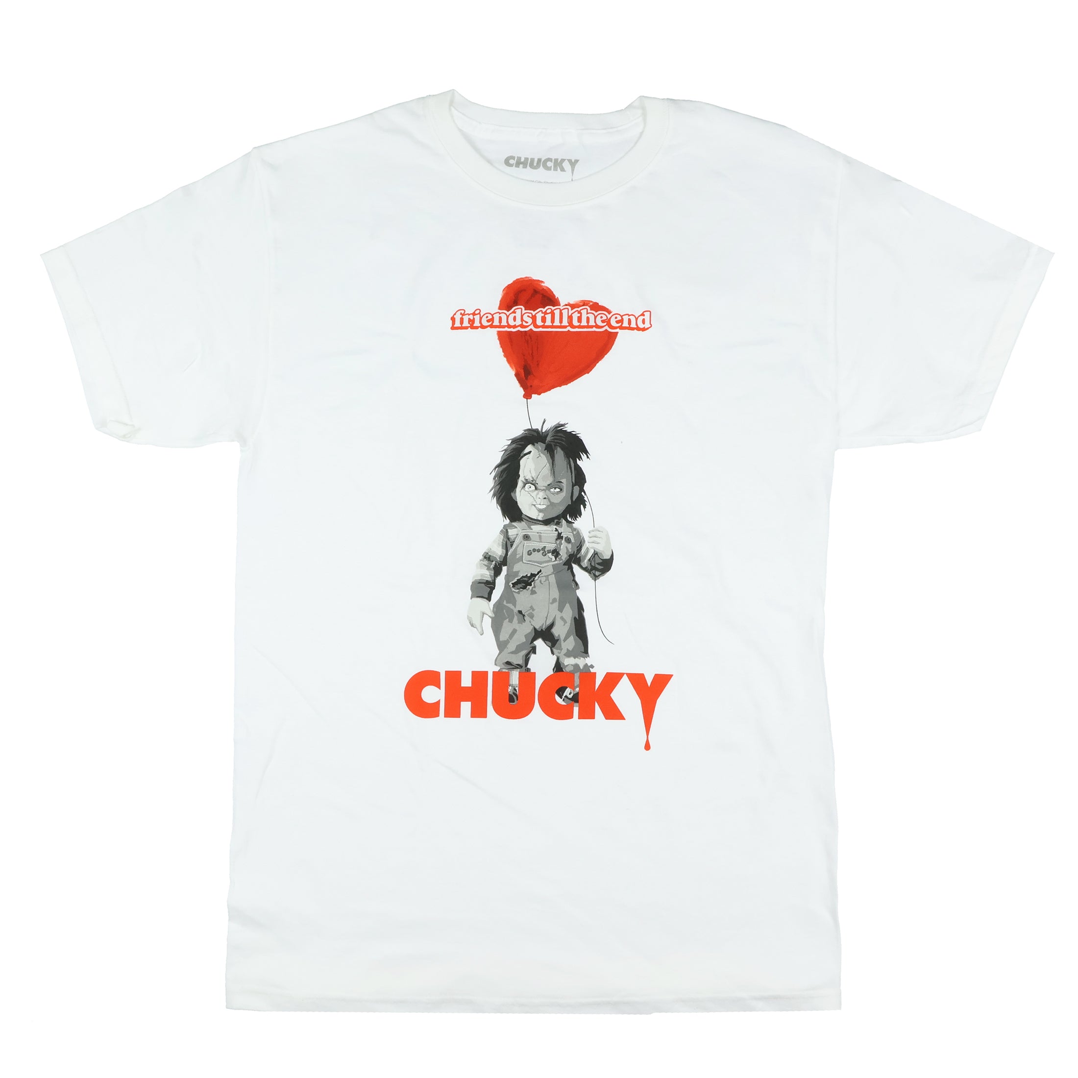 Child's Play Chucky T-Shirt Men's Friends Till The End Short Sleeve Tee