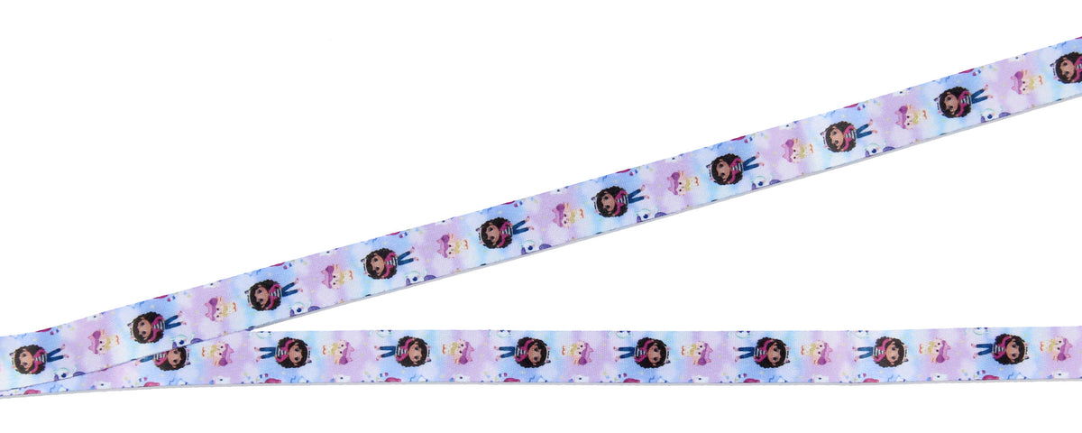 Gabby's Dollhouse Lanyard Badge Holder With Card and 2" Cat Pendant