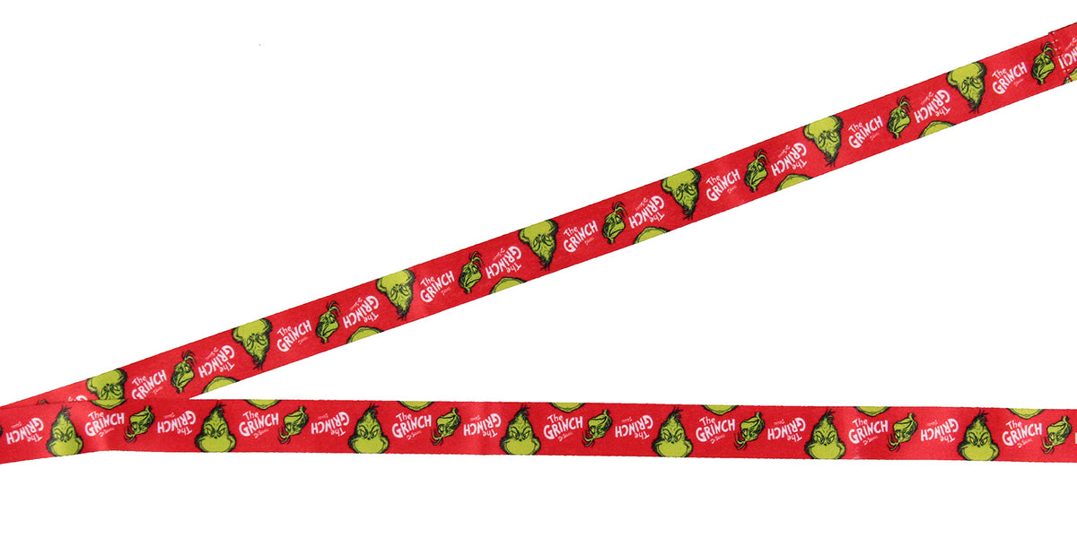 The Grinch Lanyard Badge Holder With Grinch Card and 2" Ornament Pendant