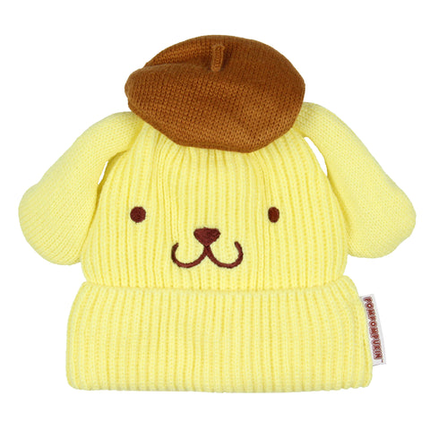 Sanrio Hello Kitty Adult Pompompurin Embroidered Character Cuffed Beanie Cap Hat OSFM