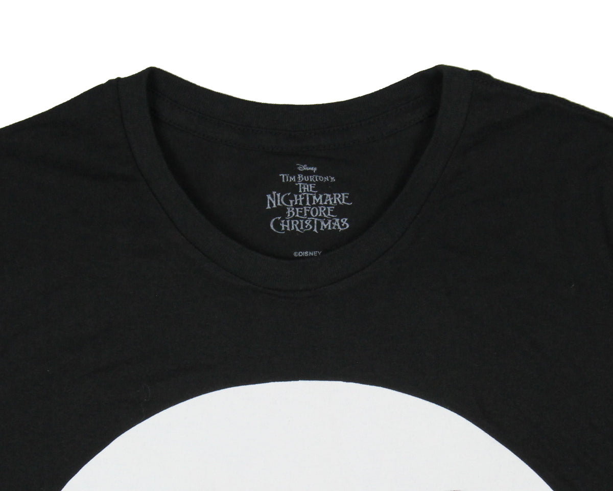 Disney Men's Nightmare Before Christmas Jack Skellington Fat Head T-Shirt