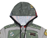 Star Wars Men's Boba Fett Hooded Costume Union Suit One-Piece Loungewear