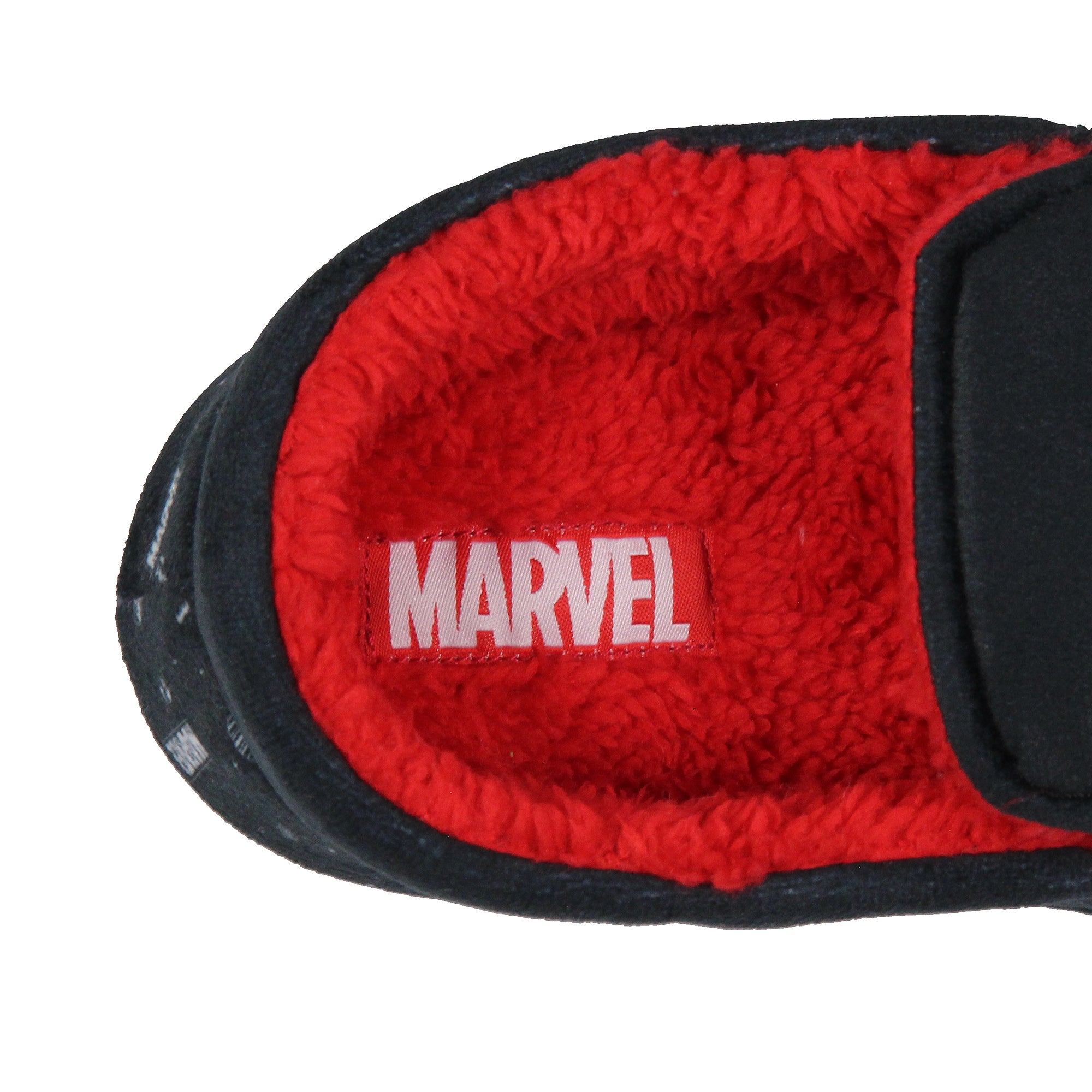 Marvel Comics Logo Design Fleece Lined Foam Slippers For Men Women