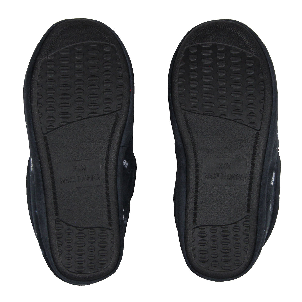 Marvel Comics Logo Design Fleece Lined Foam Slippers For Men Women