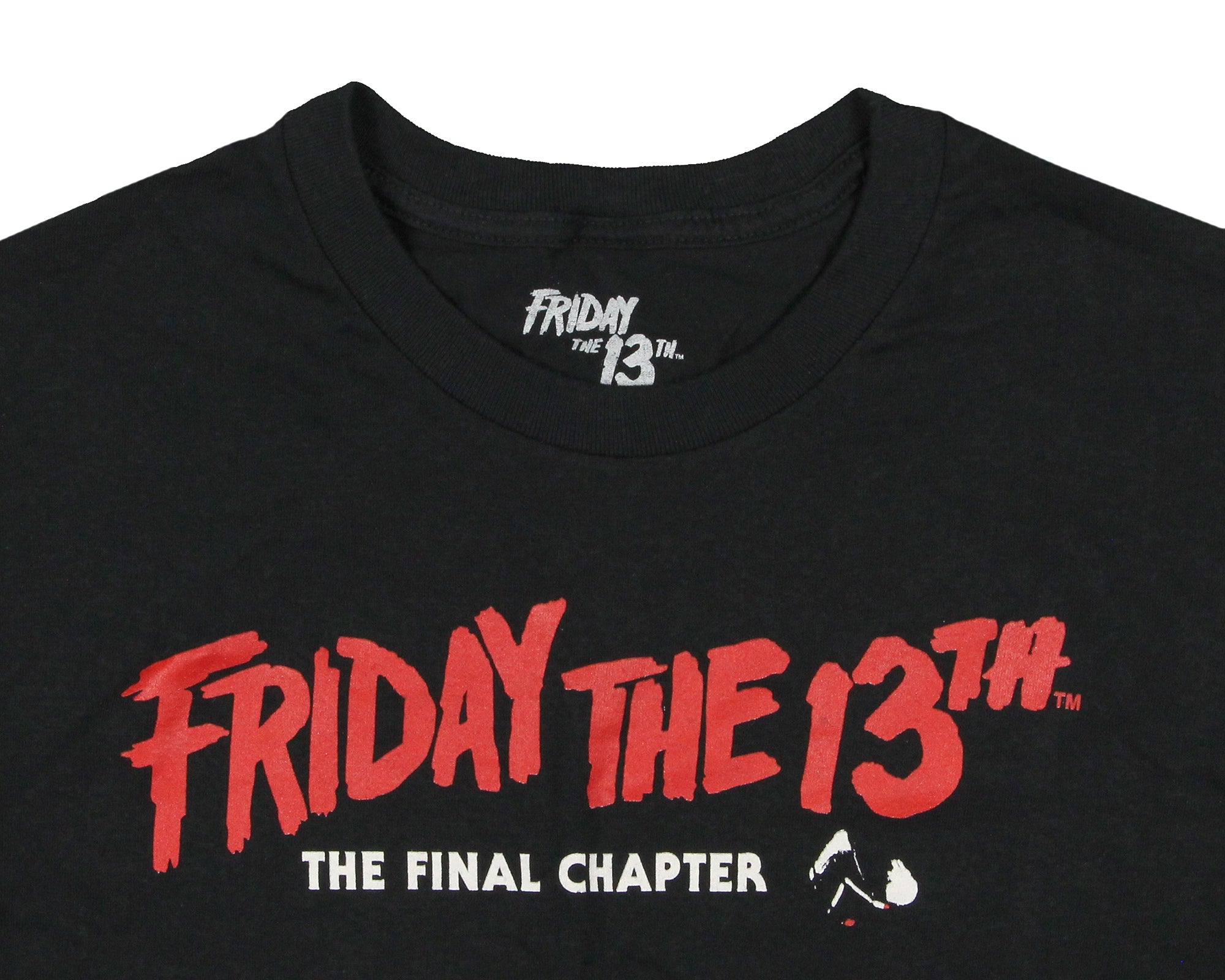 Friday The 13th The Final Chapter Men's Jason Mask Adult Short Sleeve T-Shirt LG