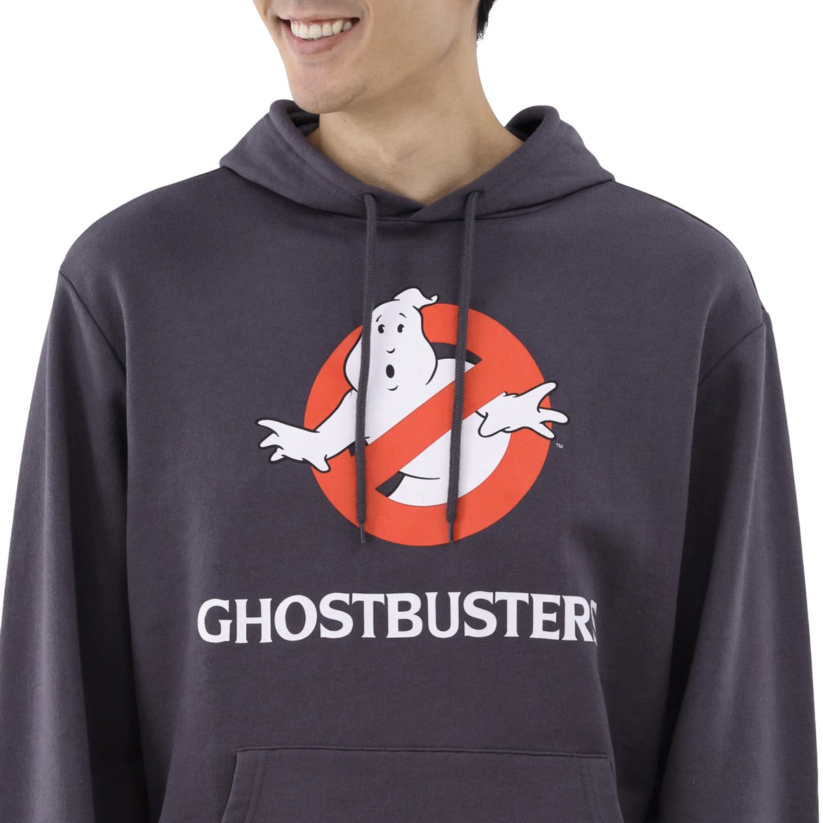 Ghostbusters Hoodie Mens Retro No Ghost Symbol Graphic Print Pullover