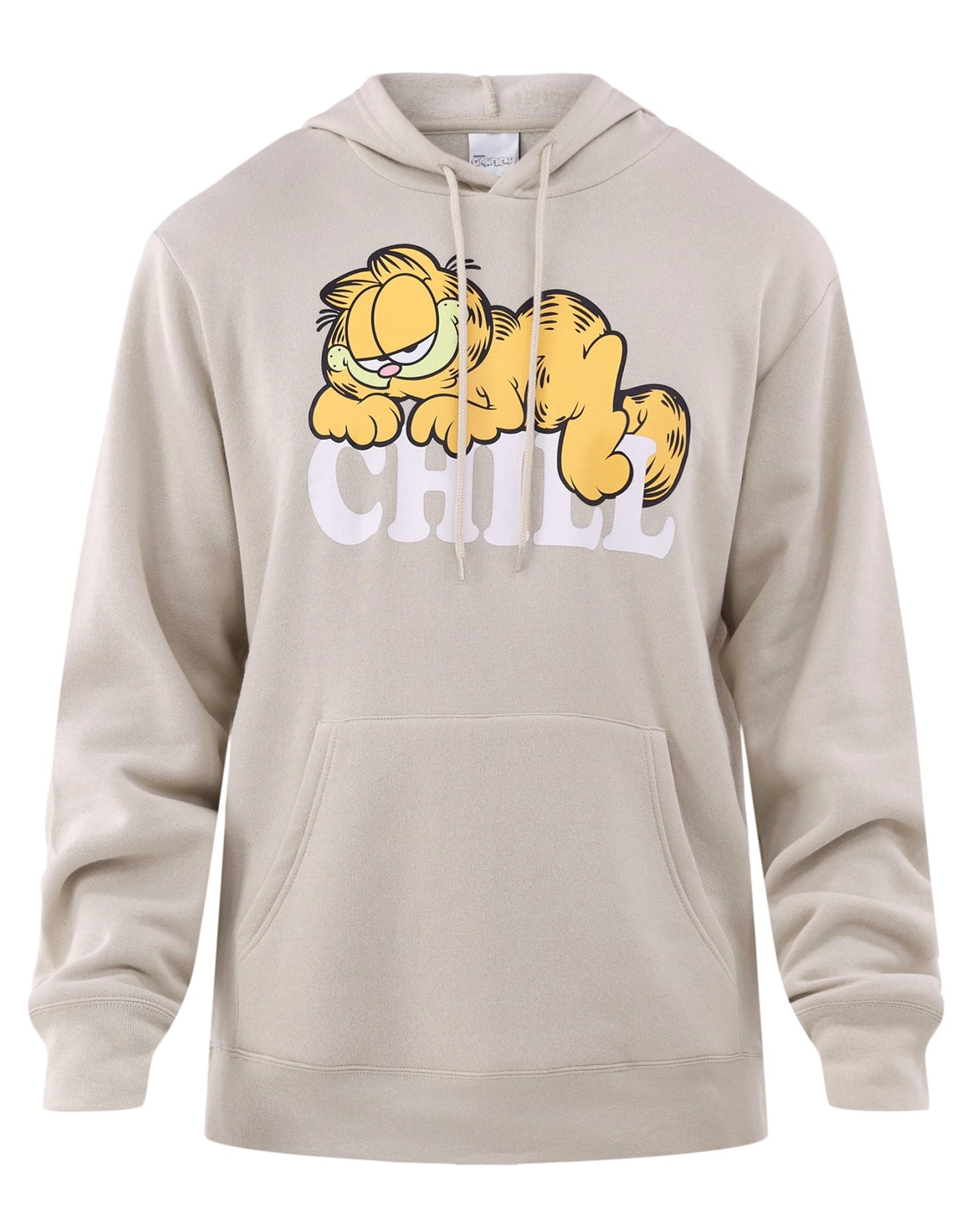 Garfield Hoodie Mens Chill Graphic Print Long Sleeve Pullover
