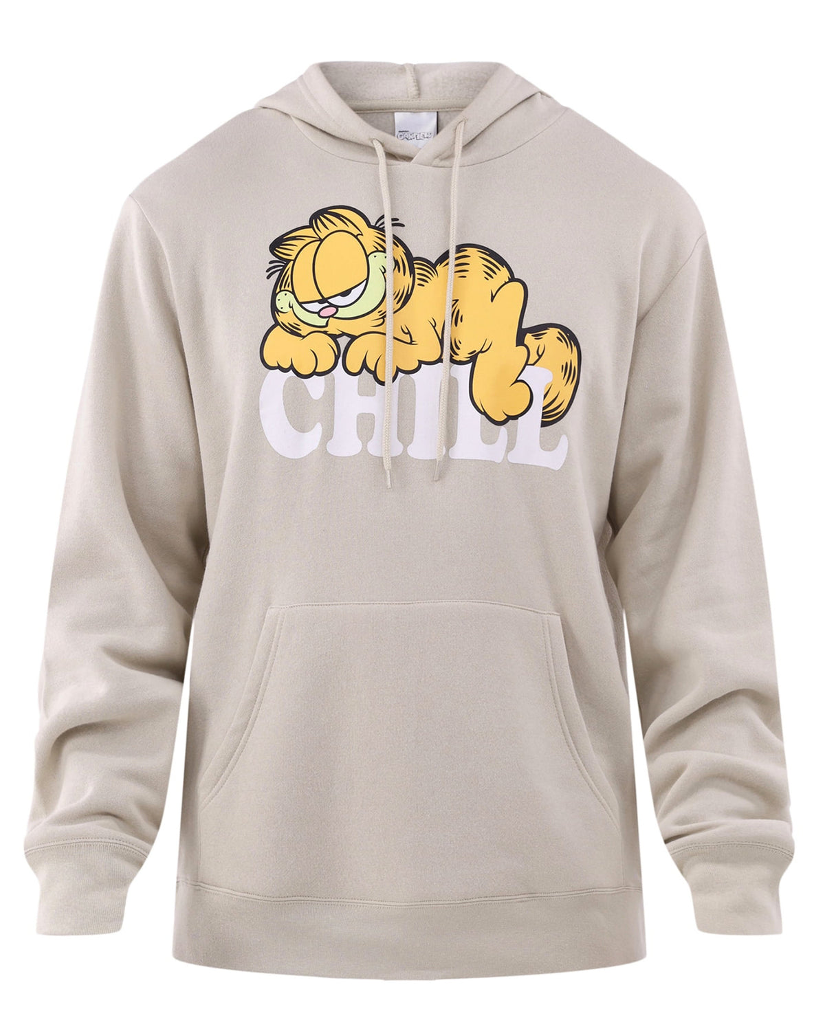 Garfield Hoodie Mens Chill Graphic Print Long Sleeve Pullover