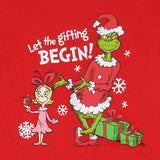Dr. Seuss Women's The Grinch Let The Gifting Begin Lounge Pajama Sleep Set