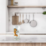 Garfield Cat I Hate Mondays 16oz Pint Drinking Glass Tumbler