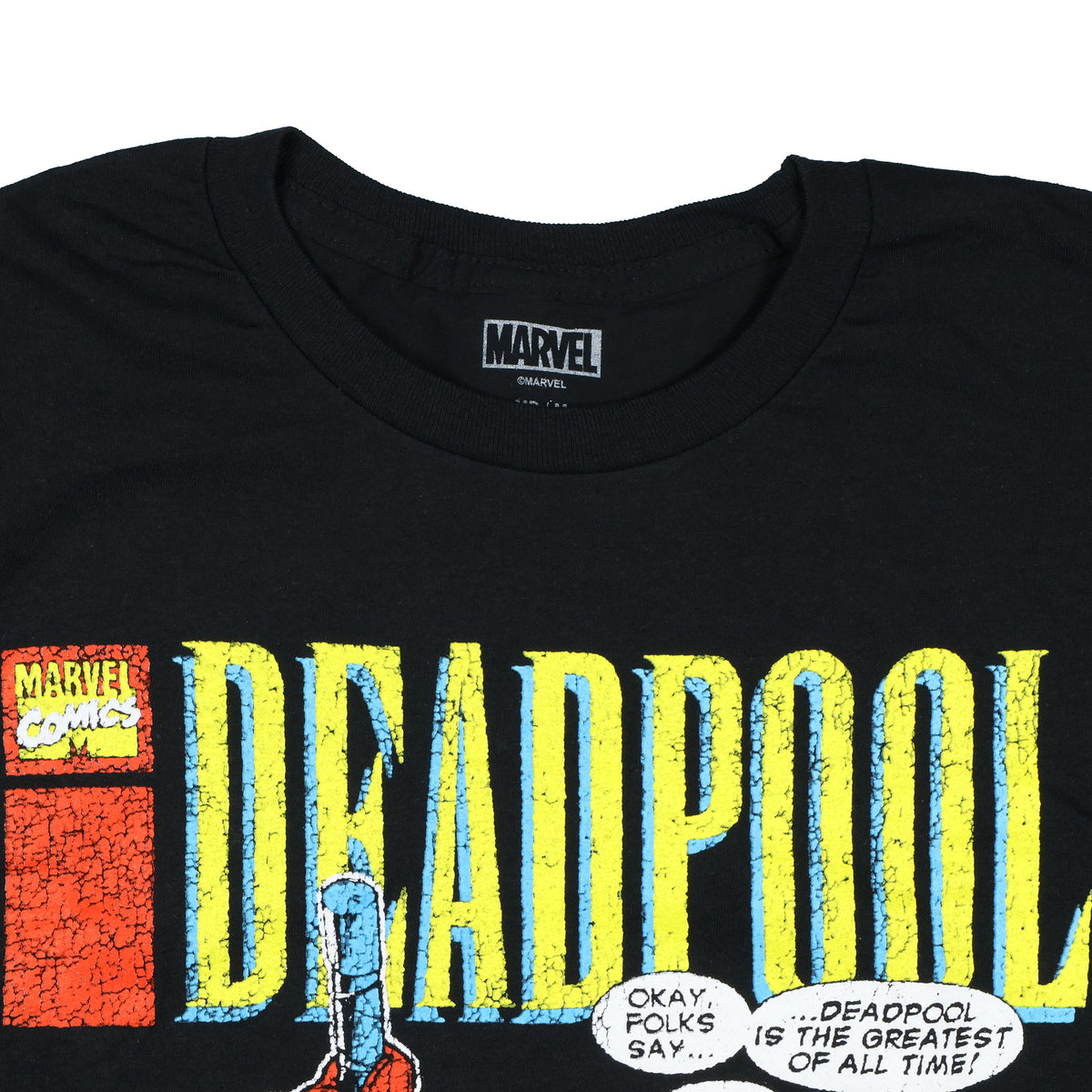 Marvel Deadpool T-Shirt Men's Greatest Of All Time Short Sleeve Tee