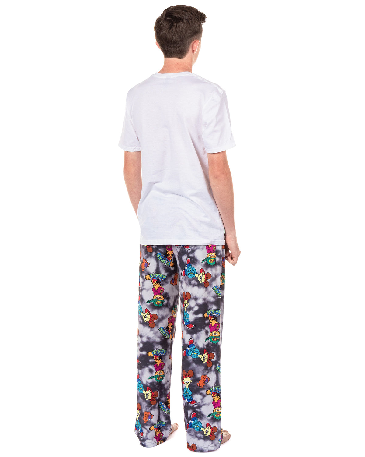 Garfield Pajamas Men's Odie and Garfield Allover Design Lounge Pajama Pants