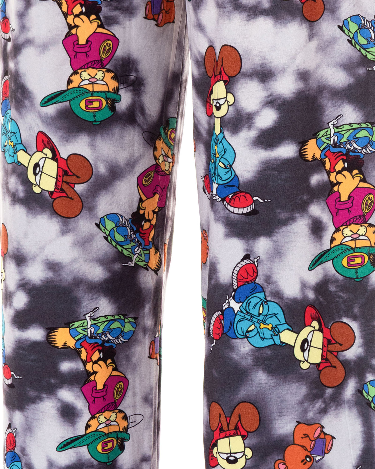 Garfield Pajamas Men's Odie and Garfield Allover Design Lounge Pajama Pants