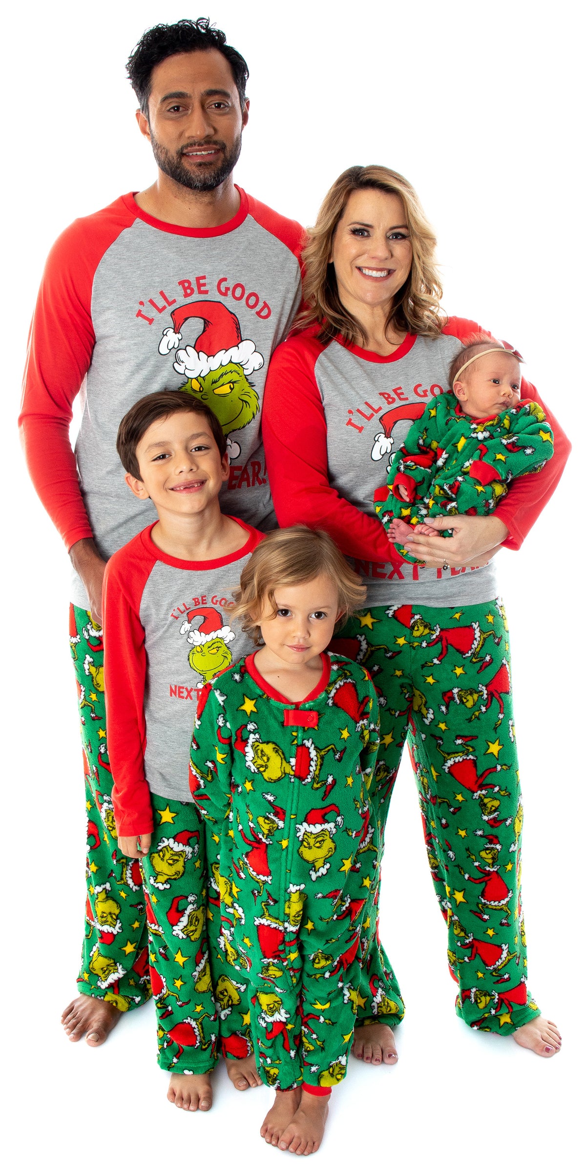 Dr. Seuss How The Grinch Stole Christmas! 2 Piece Family Pajama Set