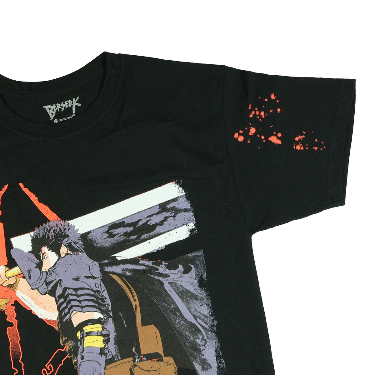 Berserk T-Shirt Men's Guts and Dragon Slayer Short Sleeve Manga Tee