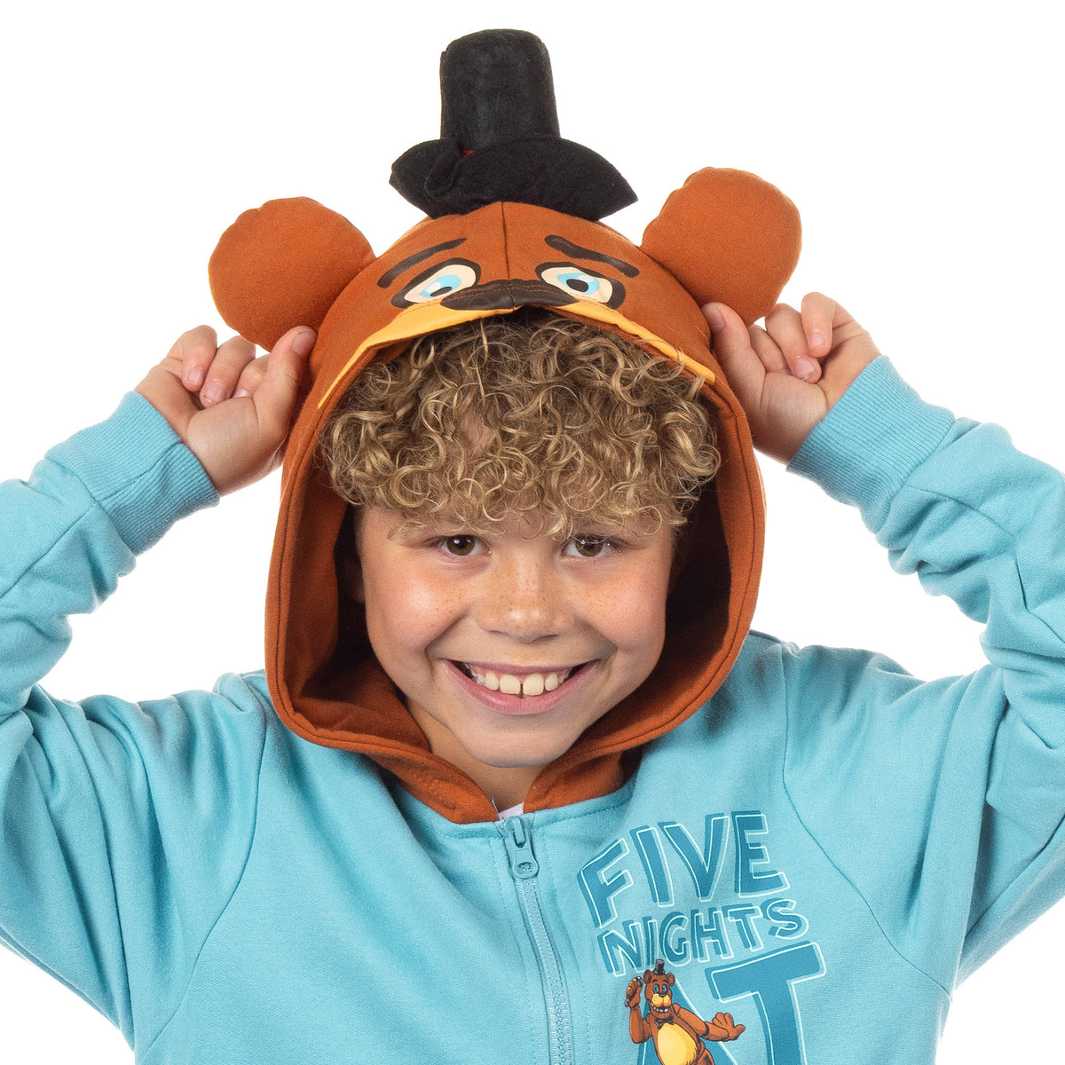 Five Nights At Freddy's Hoodie Boys' 3D Hood Full-Zip Sweatshirt