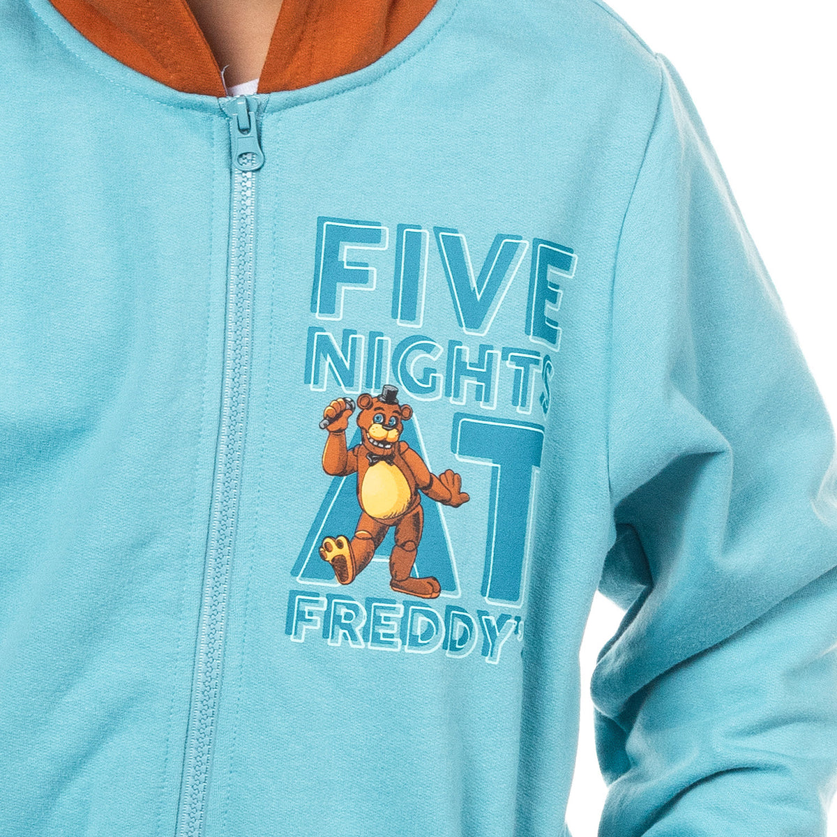 Five Nights At Freddy's Hoodie Boys' 3D Hood Full-Zip Sweatshirt