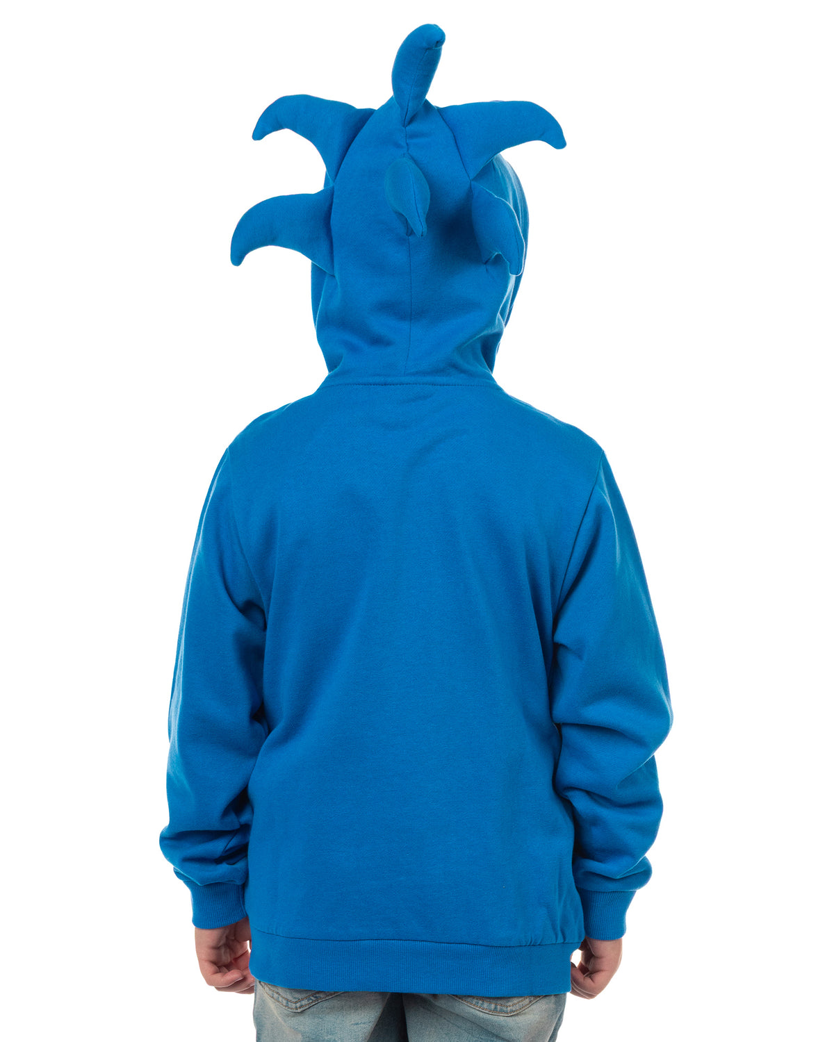 Sonic The Hedgehog Hoodie Boy's 3D Ears and Quills Zip Up Sweatshirt