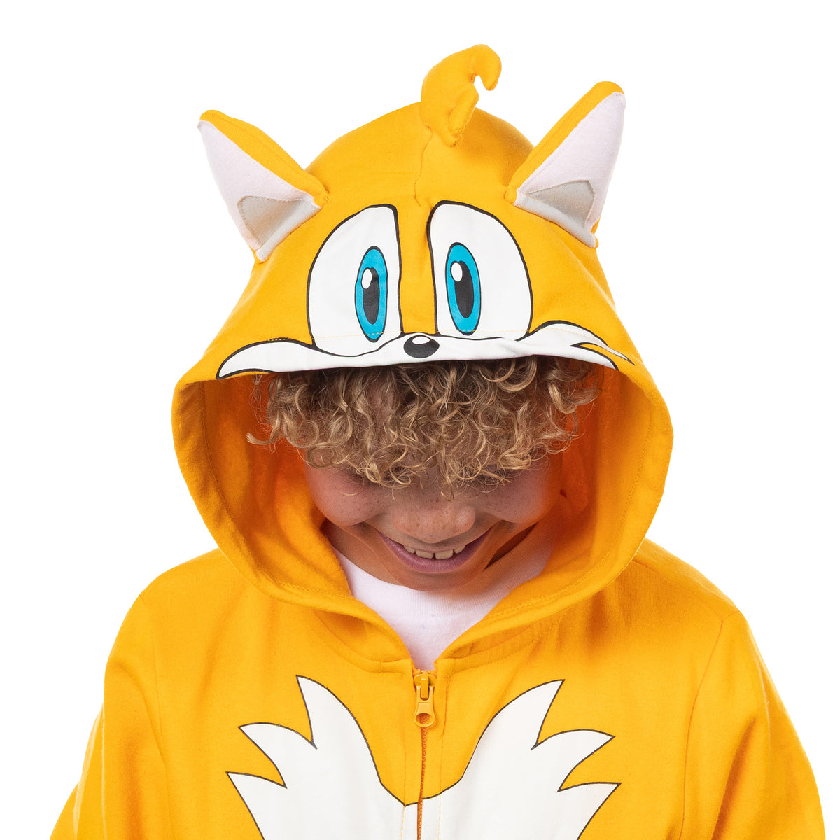 Sonic The Hedgehog Hoodie Boys' Tails Character Design Sweatshirt