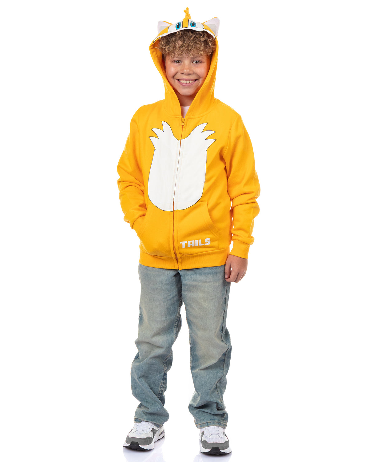 Sonic The Hedgehog Hoodie Boys' Tails Character Design Sweatshirt