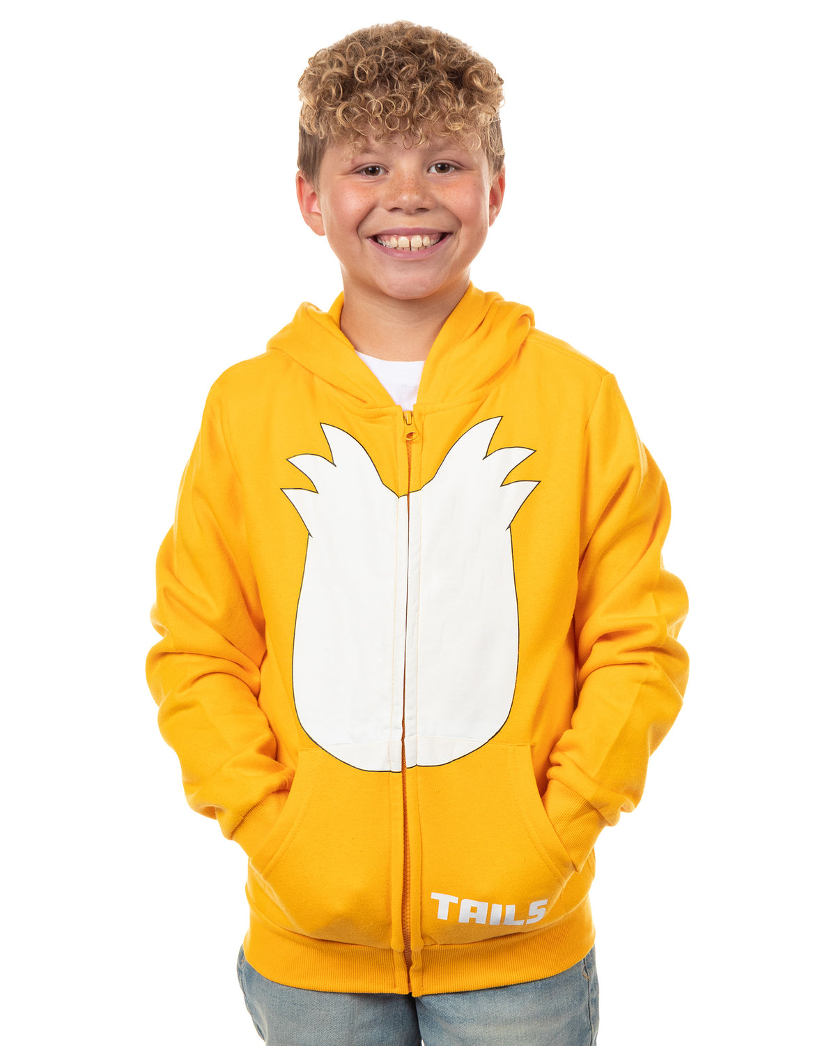 Sonic The Hedgehog Hoodie Boys' Tails Character Design Sweatshirt