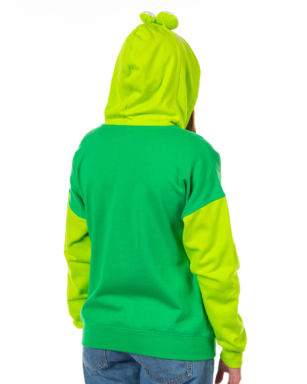 Sanrio Keroppi Women's Zip Up Hoodie Character Costume Hooded Sweatshirt