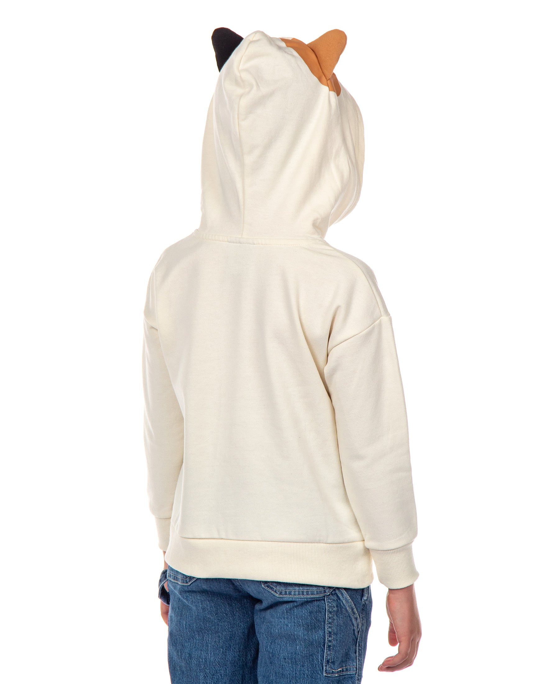 Squishmallows Hoodie Girls' Cam The Cat 3D Plush Ears Sweatshirt