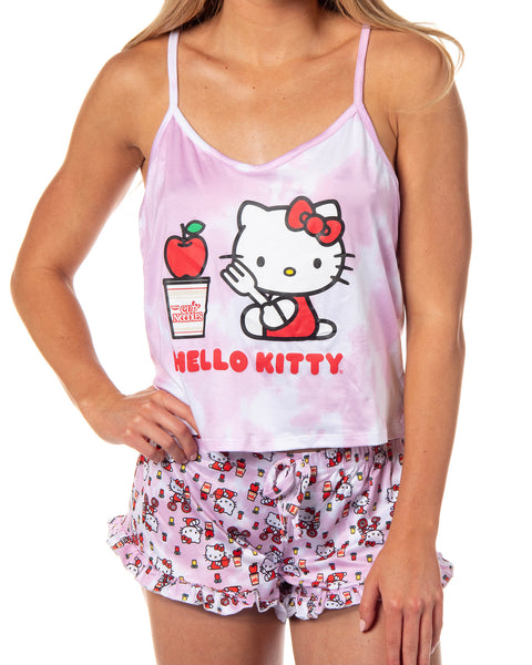 Hello Kitty X Cup Noodles Women's Cami And Shorts 2-Piece