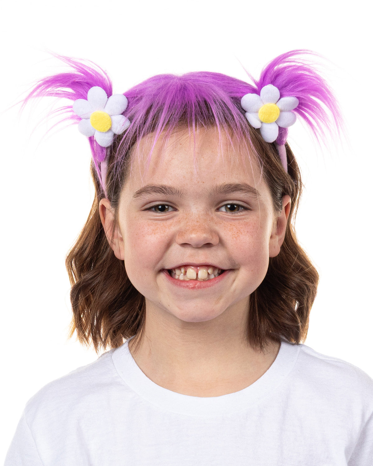 Sesame Street Abby Cadabby Character Headband with Hair and Flowers for Women