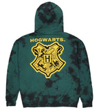 Harry Potter Men's Hogwarts Houses Tie-Dye Logo Hoodie