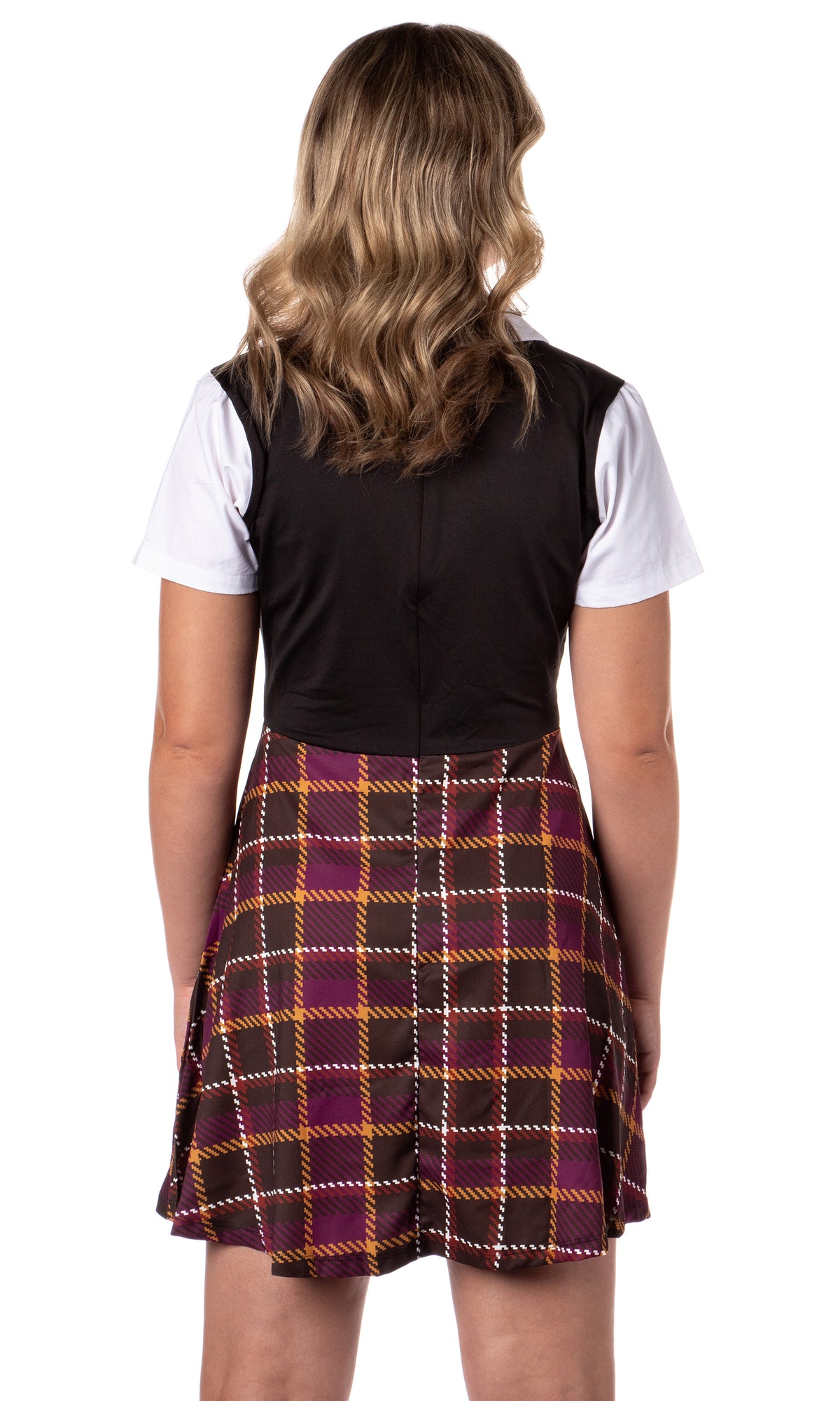 Harry Potter Juniors Costume Dress Plaid Skirt, All 4 Houses Available