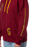 Harry Potter Womens Hogwarts Alumni House Crest Lightweight Zip-Up Hoodie
