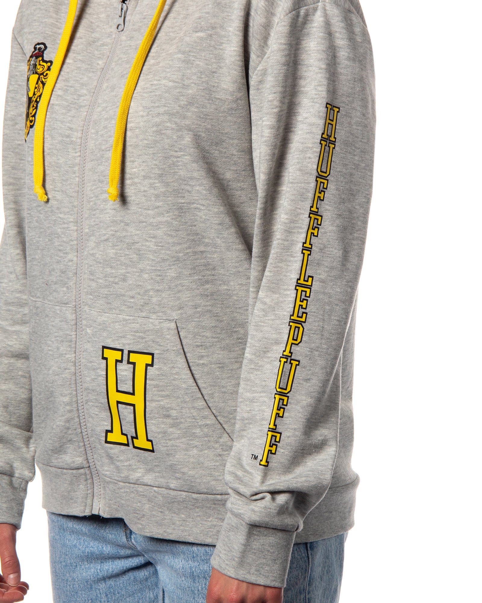 Harry Potter Womens Hogwarts Alumni House Crest Lightweight Zip-Up Hoodie