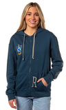 Harry Potter Womens Hogwarts Alumni House Crest Lightweight Zip-Up Hoodie